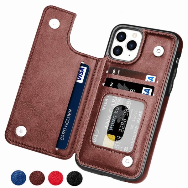 Colorful Flip Wallet Case for iPhone