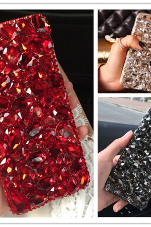 Luxury Crystals Protective Women's Phone Case