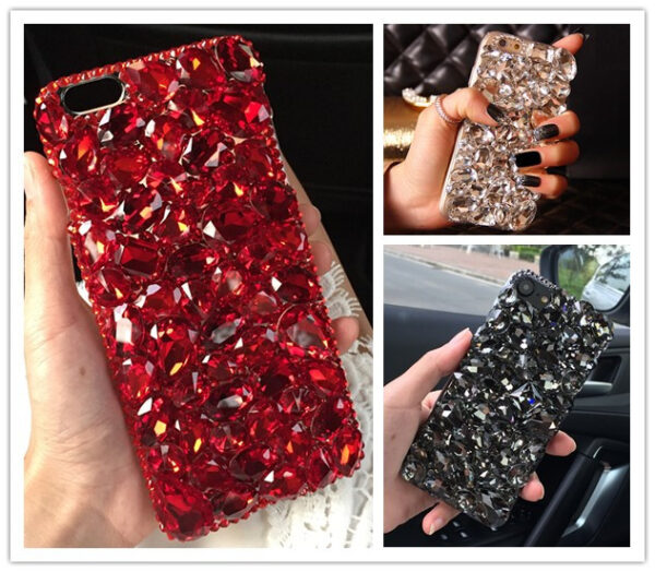 Luxury Crystals Protective Women's Phone Case