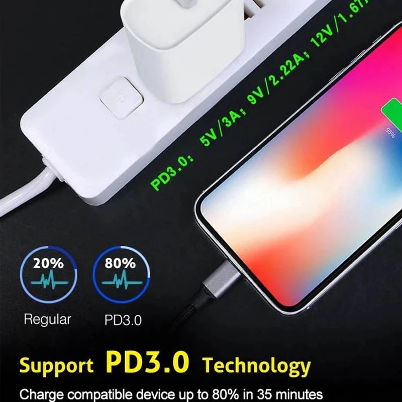 Original 20W USB-C Power Adapter For iphone 16 15 14 13 mini Pro Max Type C fast charger for Apple Cable for iPhone X 11 12 Plus - Image 6