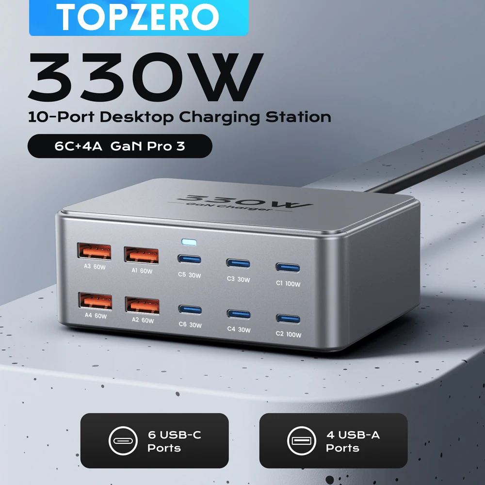 330W USB C GaN Charger